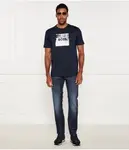 Футболка te_wheel Regular fit Boss Orange, синий - фото 2