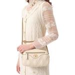 Кардиган с рюшами Valentino, бежевый - фото 9