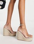 Прозрачные эспадрильи на танкетке ASOS DESIGN Wide Fit Tasha - фото 2