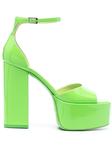 Paris Texas босоножки Tatiana 105 на платформе, зеленый - фото