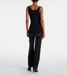 Хлопковая майка-джерси Toteme, черный - фото 3