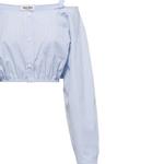 Рубашка женская Miu Miu, синий - фото 6