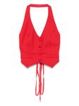 Топ с халтернеем NISSA, красный - фото