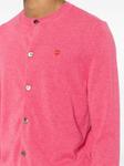 Comme Des Garçons Play шерстяной кардиган с сердечками, розовый - фото 4