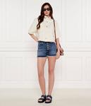 Джинсовая рубашка getecna_b Cropped fit Hugo Blue, экрю - фото 2