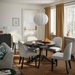 Стул, tibbleby бежево-серый/черный IKEA Rosentorp - фото 2