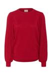 Джемпер Kaffe KAREGINA PLEAT LS PULLOVER GLITTER, Haute Red/Red - фото 5
