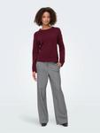 Свитер ONLY ONLHAZEL, Wine Red - фото 6