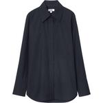 Рубашка женская темно-синяя Cos - фото