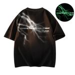 Футболка унисекс Magmode, черная [светящаяся в темноте версия] - фото 2