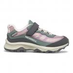 Merrell Moab Speed Low AC Big Kid 'Olive Dusty Pink' - фото 4