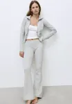 Расклешенные брюки Pull&Bear, Light Grey - фото 2