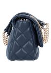 Сумка женская Valentino стеганая на цепочках, синий - фото 4