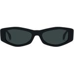 VERSACE Солнцезащитные очки с геометрической оправой, Black - фото 3