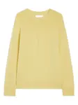 Свитер с круглым вырезом Jil Sander, желтый - фото