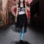 Купальник женский Chanel слитный, черный/белый - фото 2