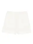 Шорты с кулиской Nanushka, белый - фото