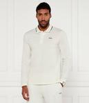 Поло мужское Hugo с длинными рукавами, бежевый - фото