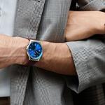 SWATCH Часы Unisex 42mm Blue Watch SS07S101, Blue - фото 4