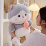 Плюшевая игрушка рыбка с котенком MENGDINUO, серый - фото 5