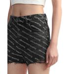 Джинсовые шорты женские Alexander Wang, черный - фото 6