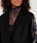 Пальто Desigual с добавлением шерсти, черный - фото 4