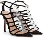 Черные замшевые босоножки на каблуке Gianvito Rossi - фото 4