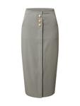 Юбка миди EDITED Skirt Mila, серый - фото