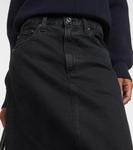 Джинсовая юбка макси hilla Agolde, черный - фото 4