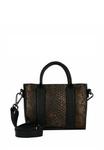 Сумка Cowboysbag Handbag, Croco Bronze-Black/Bronze - фото 2