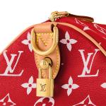 Скоростная P9 Бандульера 40 Монограмм Кожа Красный LOUIS VUITTON - фото 7