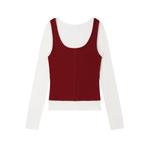 Футболка женская KIRSH, синий/белый - фото 7