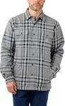 Рубашка Carhartt Flannel Sherpa Lined Shirt, серый - фото 2