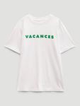 Футболка с принтом Vacances HUSH, White - фото 4