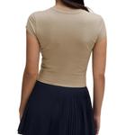 Обычная футболка женская Lululemon, серый - фото 10