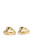 Серьги в форме сердца Alaïa, золотой - фото 2