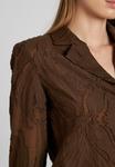 Блуза Alma en Pena Button-down blouse, Marrón Oscuro Jaspeado/Mottled Dark Brown - фото 4