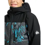 Куртка Quiksilver Side Hit Printed, черный - фото 2
