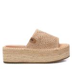 Женские сандалии-платформы Refresh на клинье в бежевом цвете Xti - фото