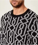 Свитер Суваун regular fit Hugo, черный - фото 4