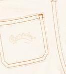 Расклешенные джинсы Bestie Bonpoint, белый - фото 2