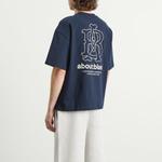 Футболка с эмблемой About:Blank, темно-синий - фото 3