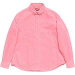 Рубашка Face Logo Patch Corduroy Jacket Acne Studios, розовый - фото
