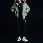 Пуховик мужской зеленый Mlb - фото 3