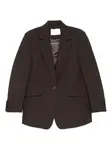 Однобортный пиджак Low Classic, коричневый - фото
