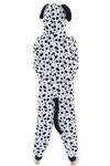 Далматинский флисовый комбинезон Animal Crazy, черный - фото 4
