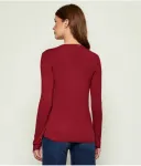 Свитер Slim fit Liu Jo, красный - фото 3