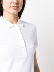 Lacoste платье с воротником поло и короткими рукавами, белый - фото 5