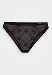 Брифы MARINE SERRE MOONOGRAM FLOCK HIGH CUTPANTIES, Black/Beige - фото 5