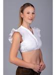 Блузка дирндль белого цвета Edelnice - фото 5